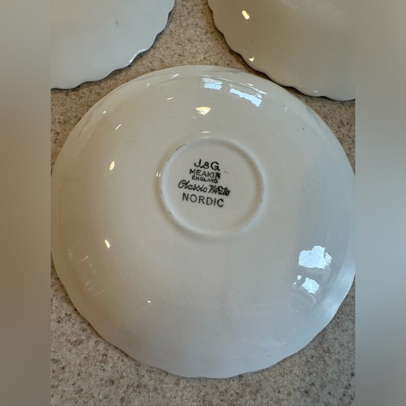 Blue Nordic by J& G Meakin classic blue onion pattern set of 2 cup and Saucers - Picture 11 of 16